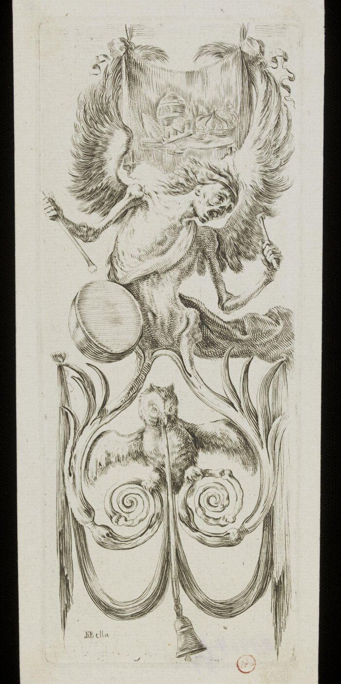 Stefano della Bella, Ornamenti o grottesche