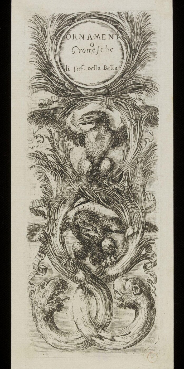 Stefano della Bella, Ornamenti o grottesche