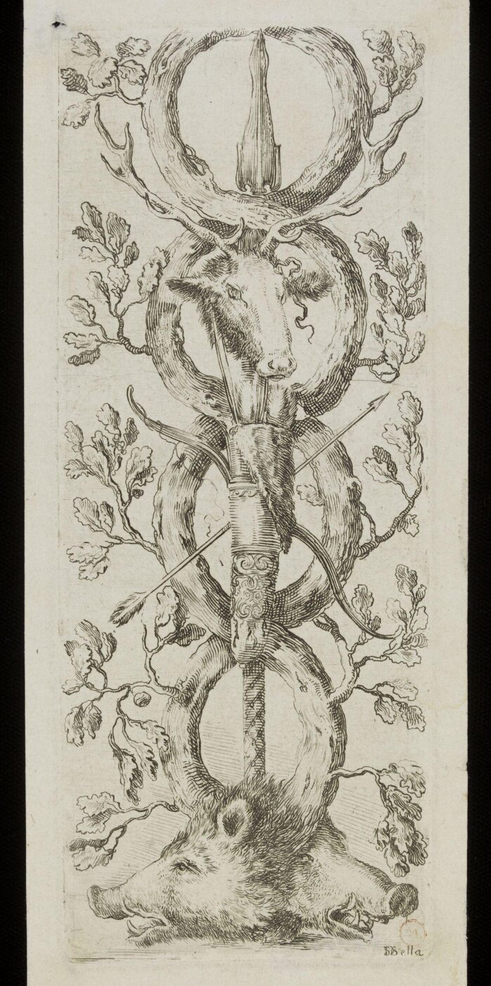 Stefano della Bella, Ornamenti o grottesche