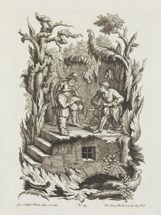 Print (ca. 1745) by Johann Gottfried Thelott