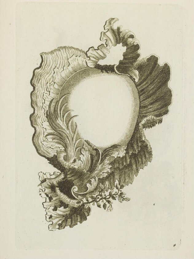 Neu inventirte cartouches vor allerley Künstler (third quarter 18th century) by Christoph Melchior Roth