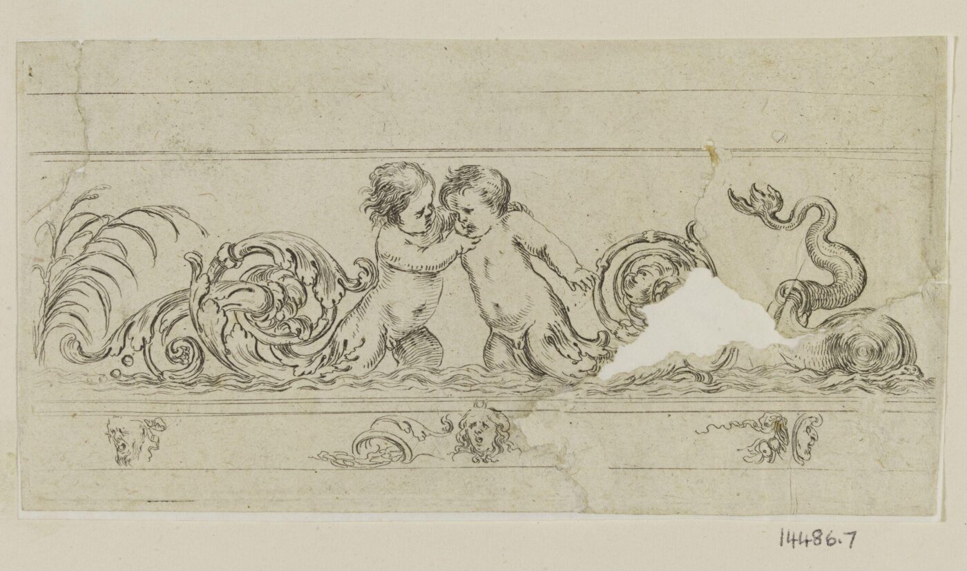 Stefano della Bella, Frises, feuillages et grotesques