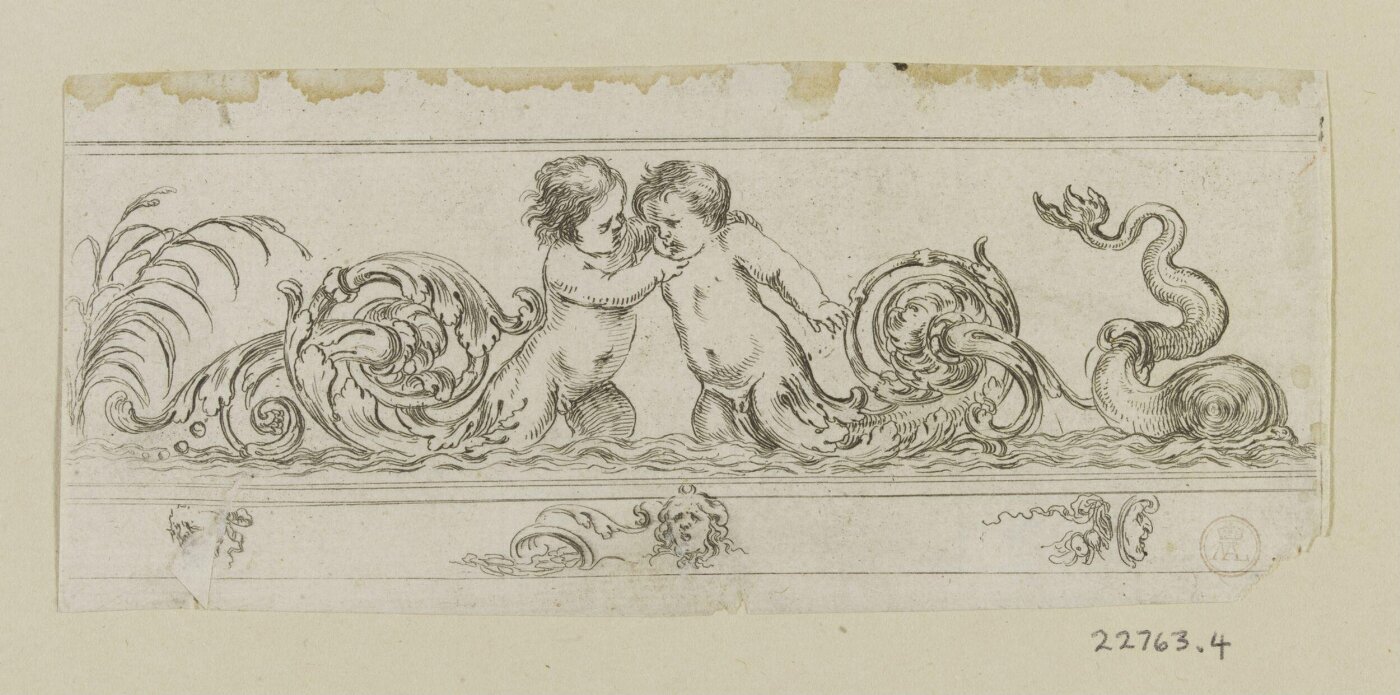 Stefano della Bella, Frises, feuillages et grotesques