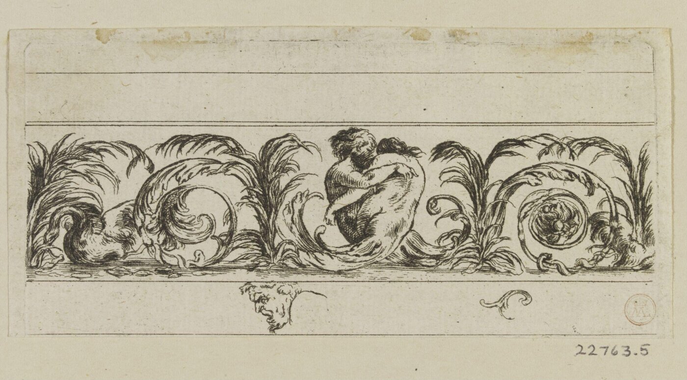 Stefano della Bella, Frises, feuillages et grotesques