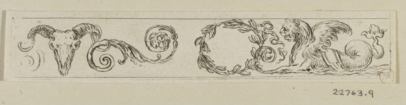 Stefano della Bella, Frises, feuillages et grotesques