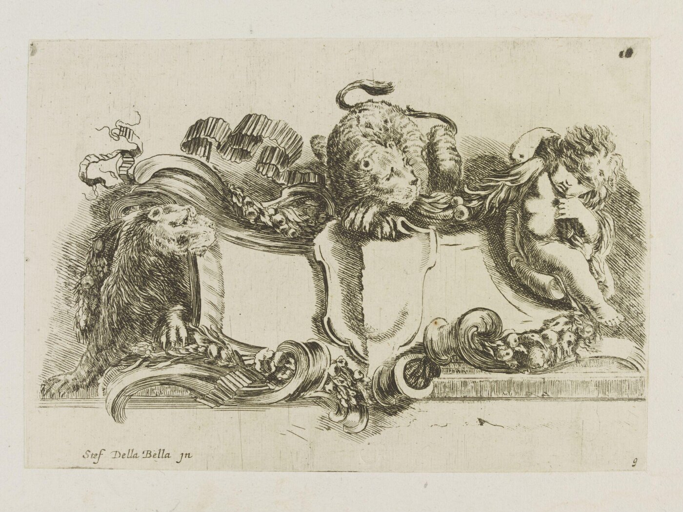 Stefano della Bella, Raccolta di varii cappriccii et nove inventioni di cartelle et ornamenti