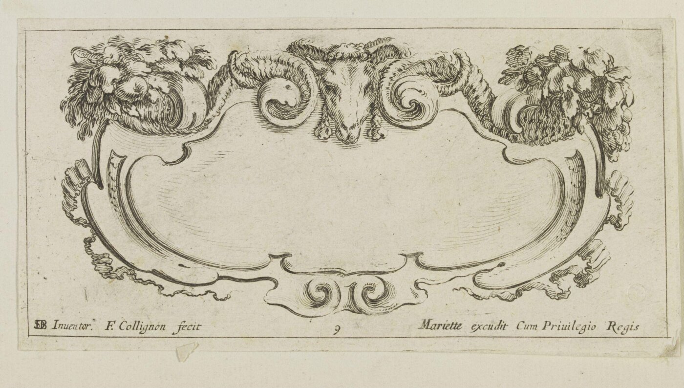 Stefano della Bella, Recueil de douze cartouches