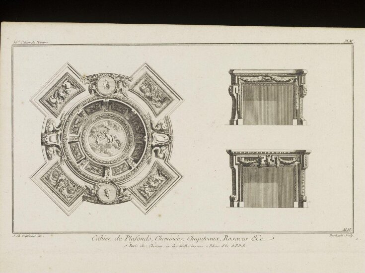 Cahier de Plafonds, Cheminées, Chapiteaux, Rosaces etc... top image
