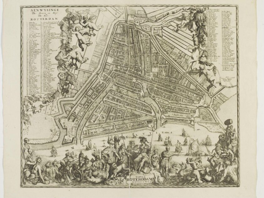 Tabula Rotterdami Novissima  by Carel Allard