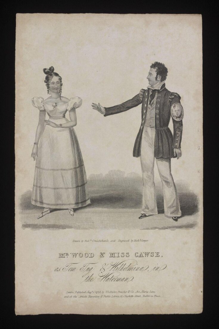 Mr. Wood & Miss Cawse as Tom Tug and Wilhelmina in The Waterman image