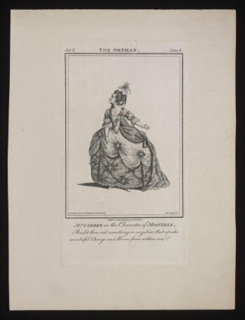 Mrs. Cibber in the Character of Monimia