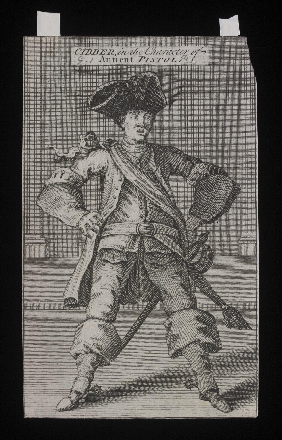unknown, Cibber in the character of Antient Pistol