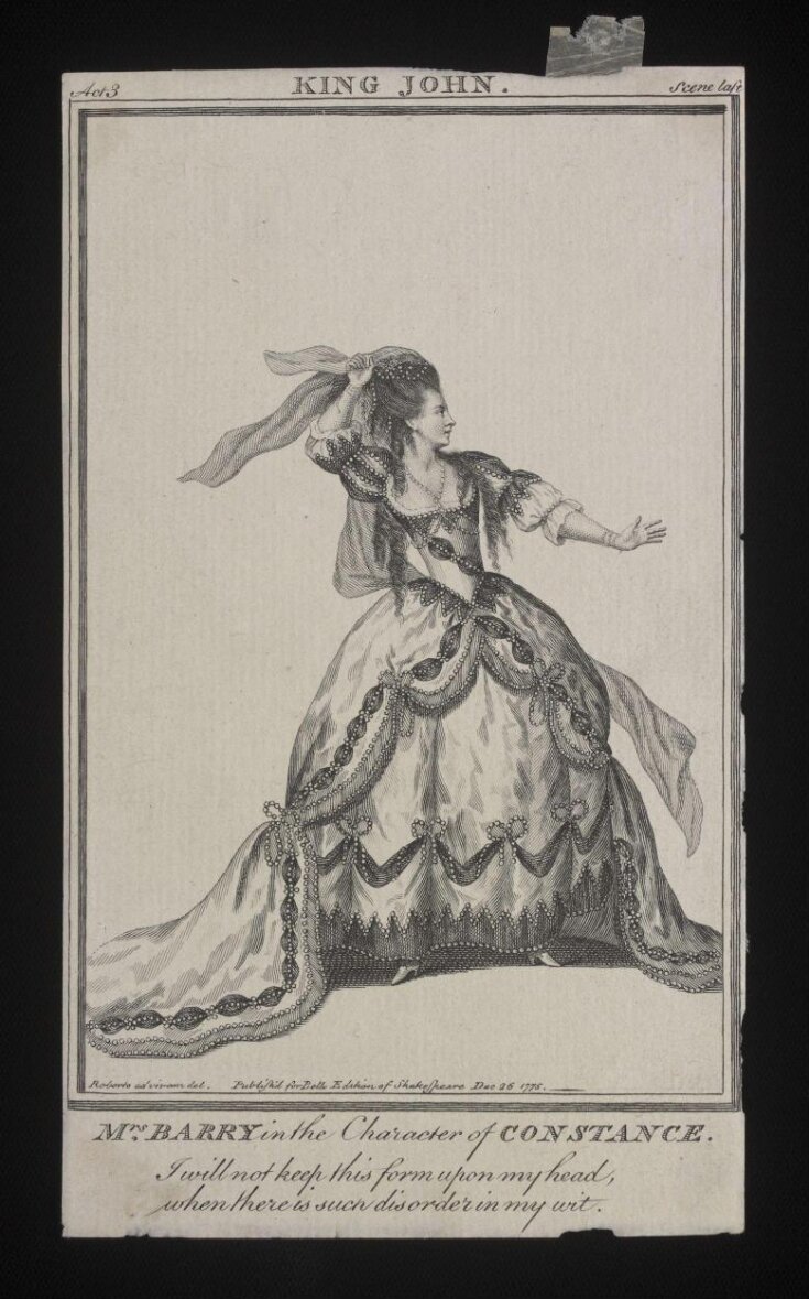 Mrs. Barry in the Character of Constance image