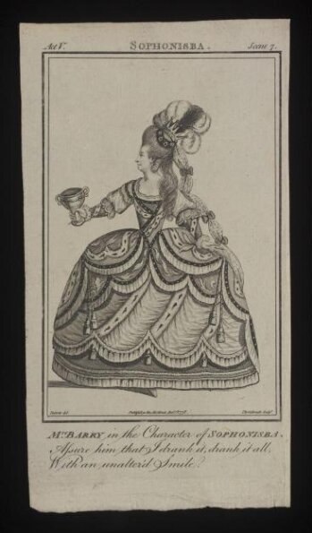 Mrs. Barry in the Character of Sophonisba