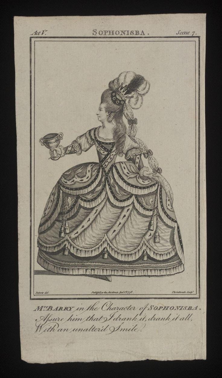 Mrs. Barry in the Character of Sophonisba image