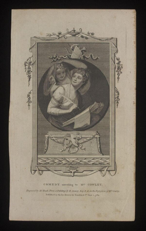 Comedy unveiling to Mrs. Cowley | Richard Cosway | Heath, James ARA | V ...
