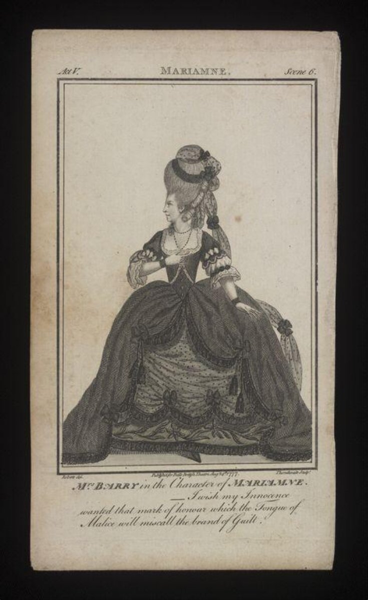 Mrs. Barry in the Character of Mariamne image