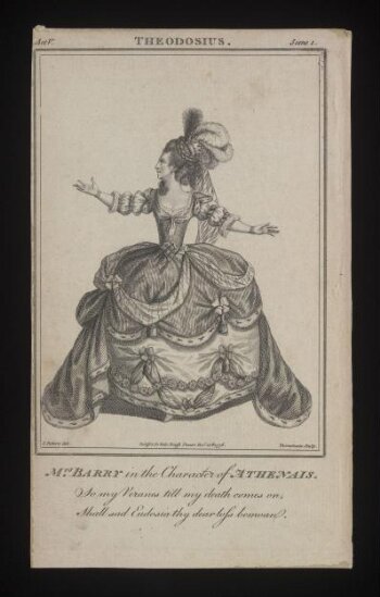 Mrs. Barry in the Character of Athenais