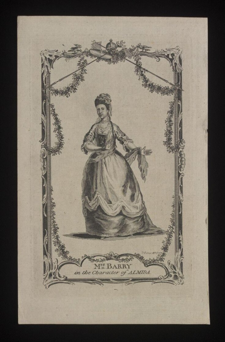 Mrs. Barry in the character of Almida top image