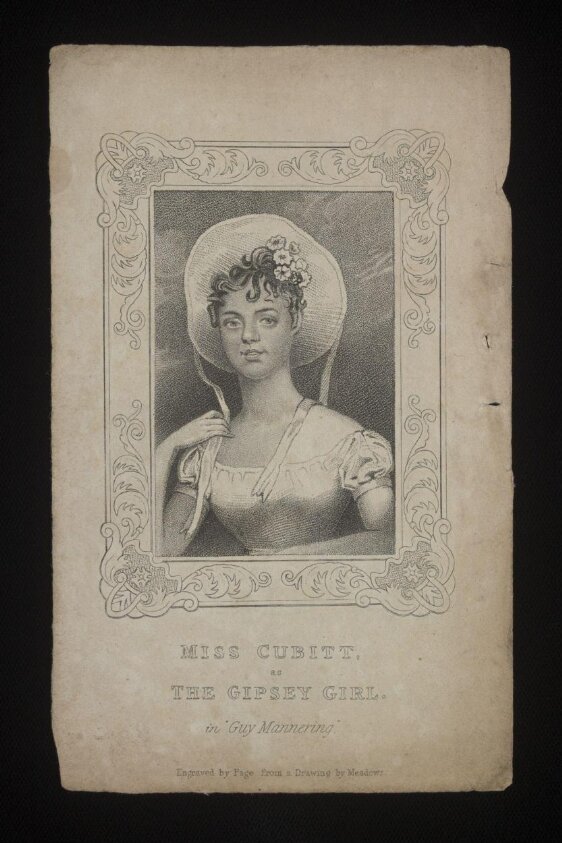 Miss Cubitt as the Gipsy Girl (ca. 19th century) by Marie Danforth Page