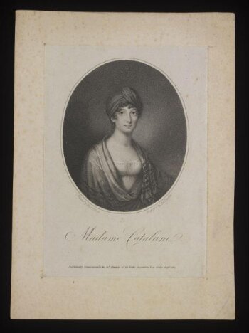 NPG D2030; Angelica Catalani ('Madame Catalani in Semiramide