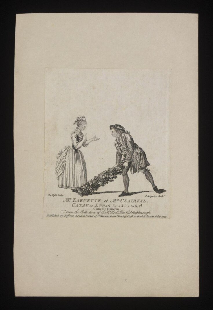 Monsieur Clairval and Madame Laruette image