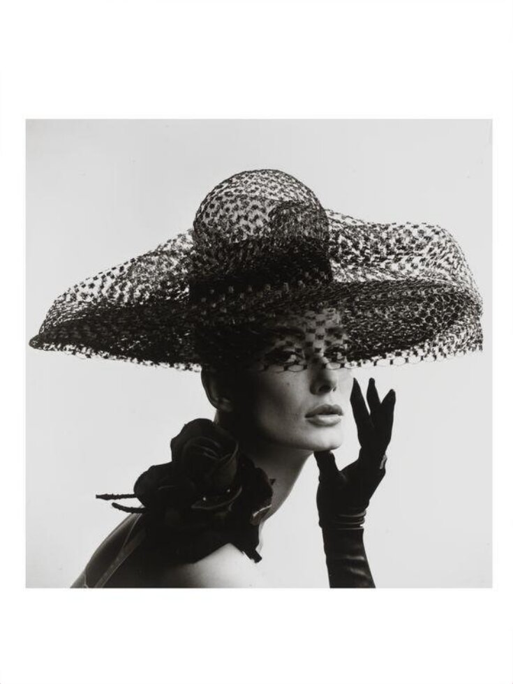 Tania Mallet in a Madame Paulette stiffened net picture hat top image