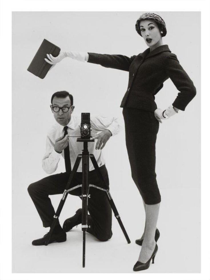 John French and Daphne Abrams in a tailored suit top image
