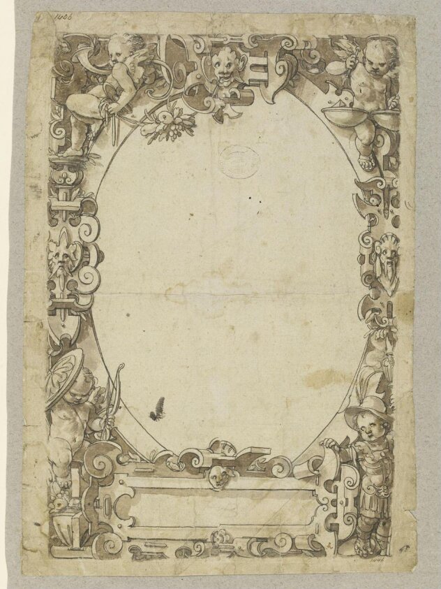 Stained glass design (early 1570s) by Johannes Christian Brand