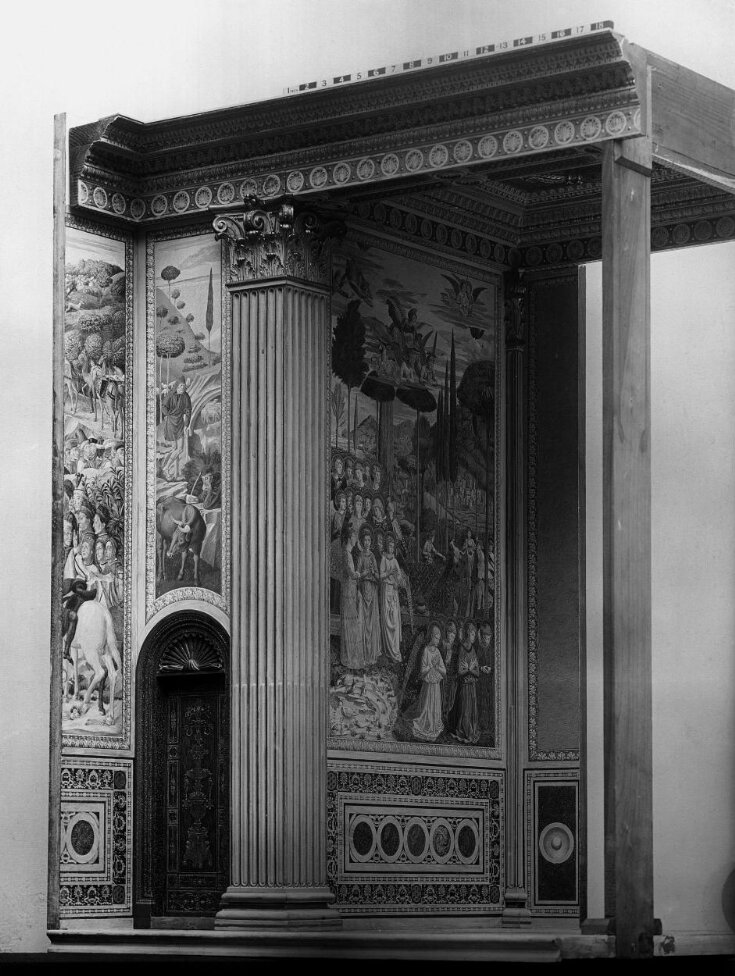 Model of part of the Sanctuary or Tribune of the Chapel in the Riccardi Palace, Florence. top image