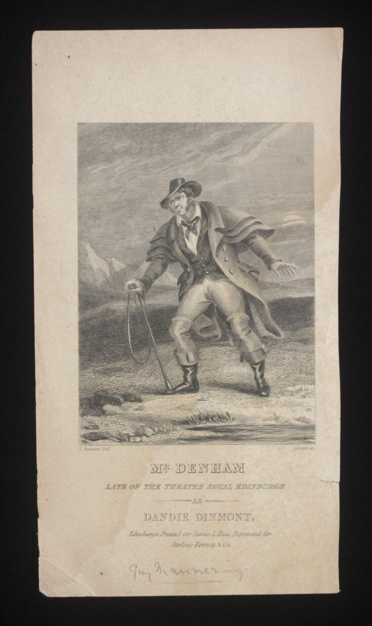 Mr. Denham late of the Theatre Royal Edinburgh as Dandie Dinmont top image