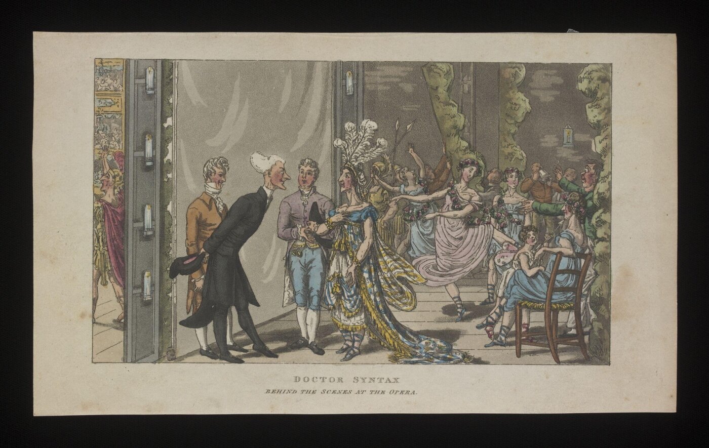 Thomas Rowlandson, Doctor Syntax Behind the Scenes at the Opera