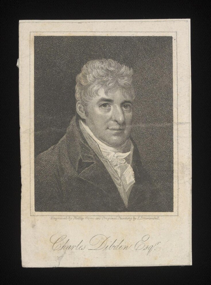 Charles Dibdin Esqr. | Samuel Drummond | William Ridley | V&A Explore ...