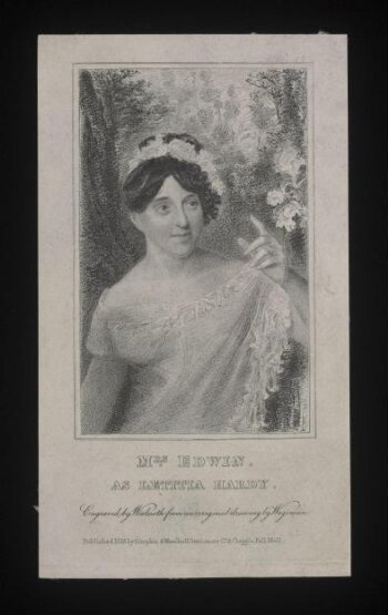 Mrs Edwin as Letitia Hardy