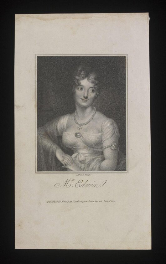 Mrs Edwin (1st June 1812) by Anthony Cardon