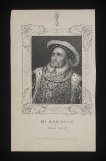 Mr Egerton as Henry VIII