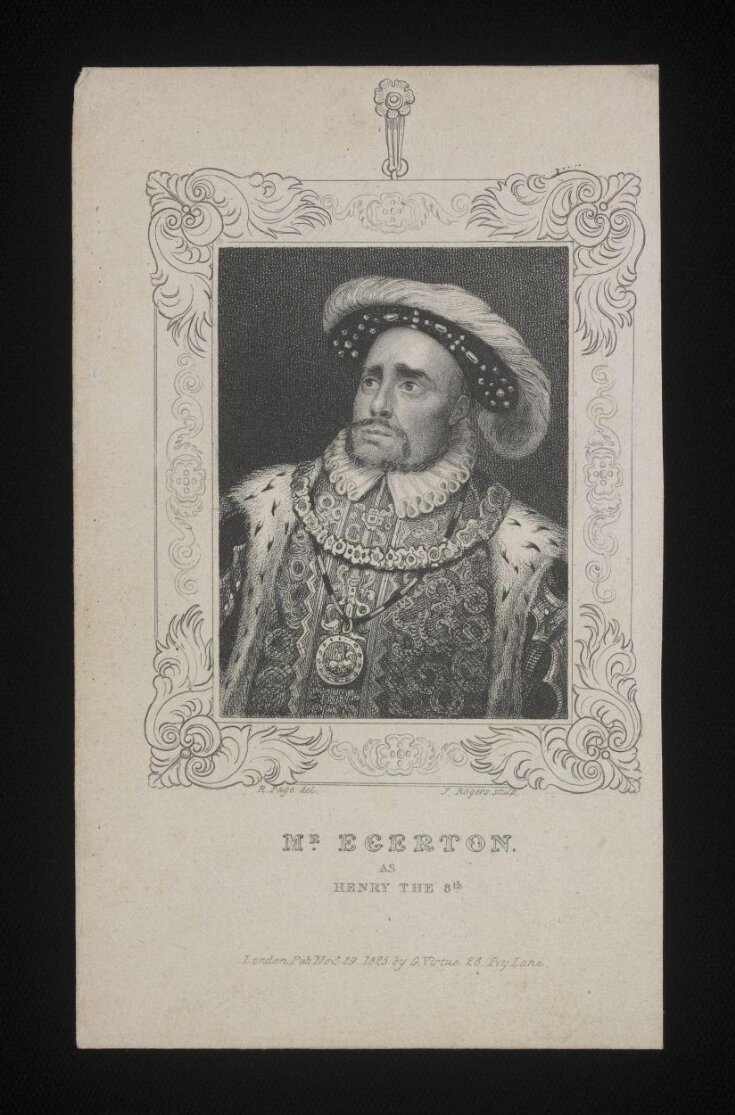 Mr Egerton as Henry VIII image