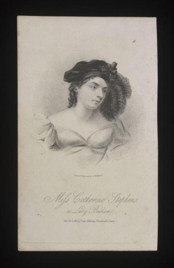 Miss Stephens as Lucy Bertram (Berham [sic])