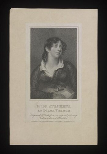 Miss Stephens as Diana Vernon