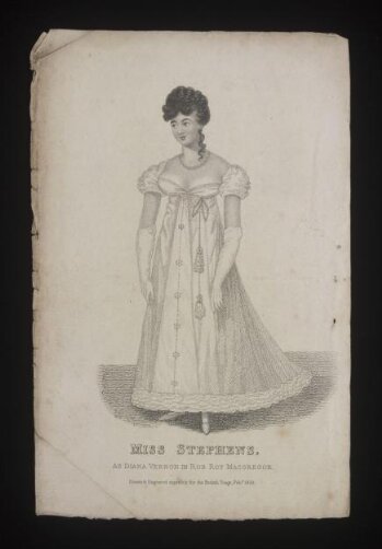 Miss Stephens as Diana Vernon