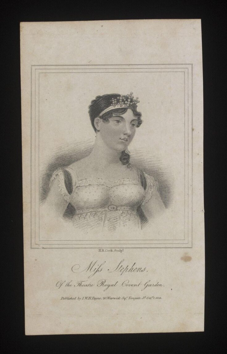 Miss Stephens of the Theatre Royal Covent Garden image