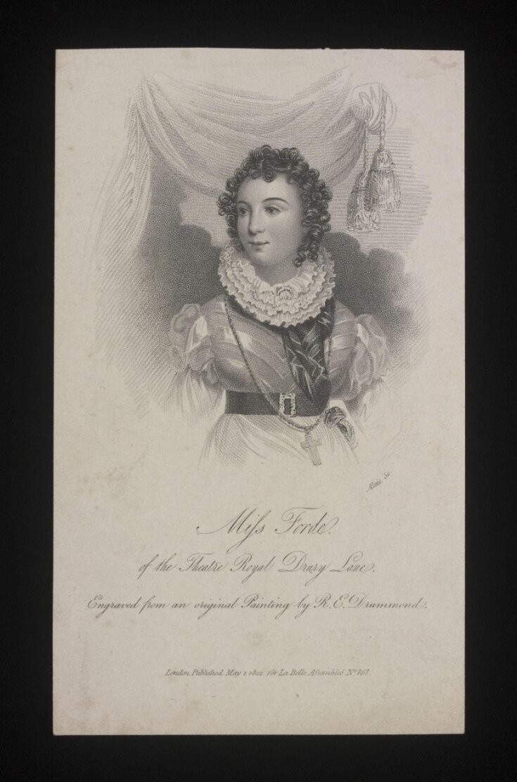 Miss Forde of the Theatre Royal Drury Lane image