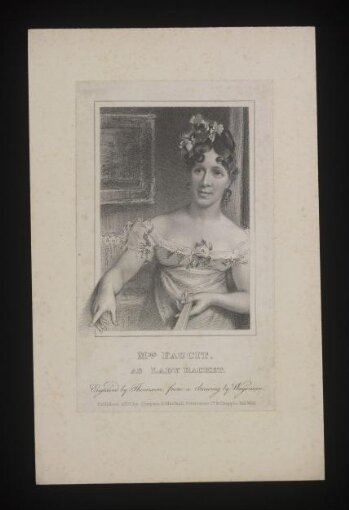 Mrs Faucit as Lady Racket