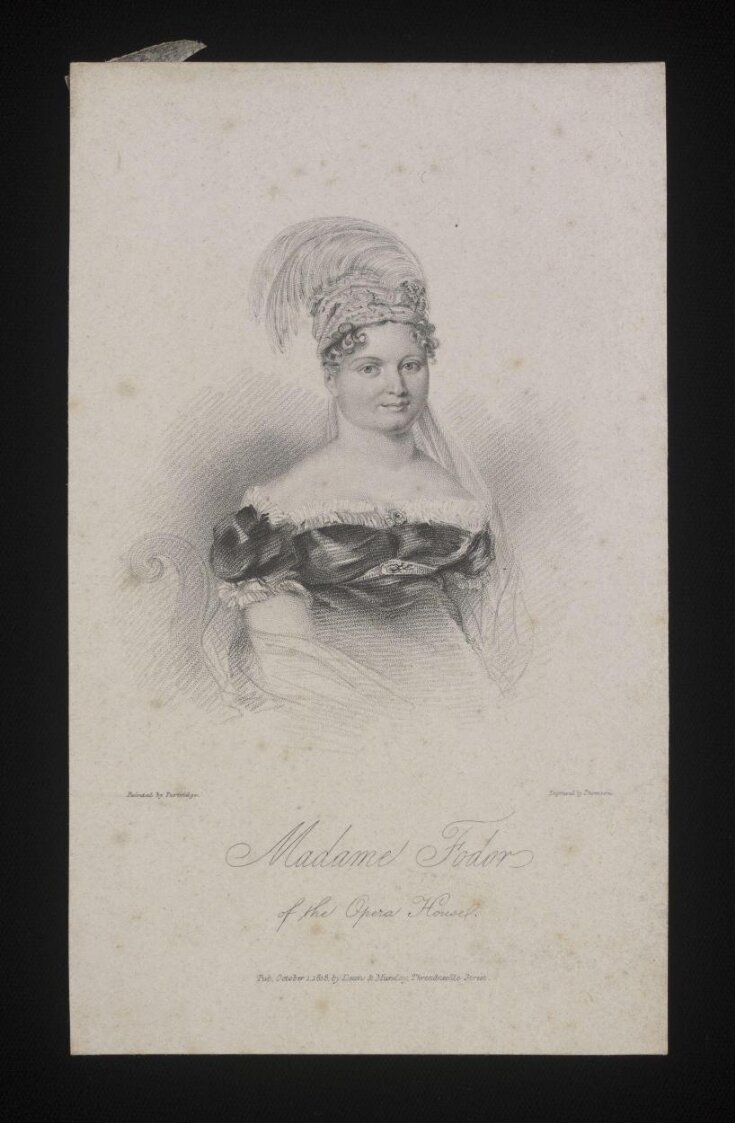 Madame Fodor of the Opera House image