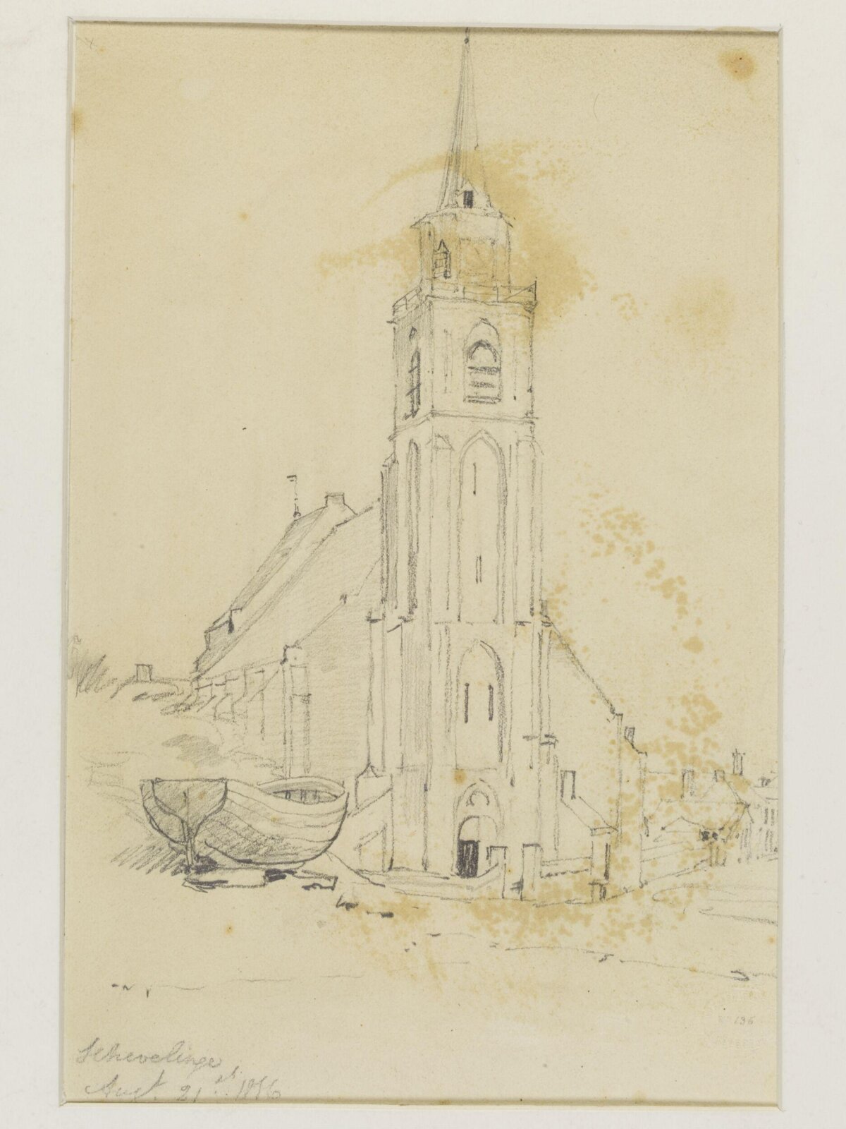 The Church at Schevelinge, John Jackson, 1816