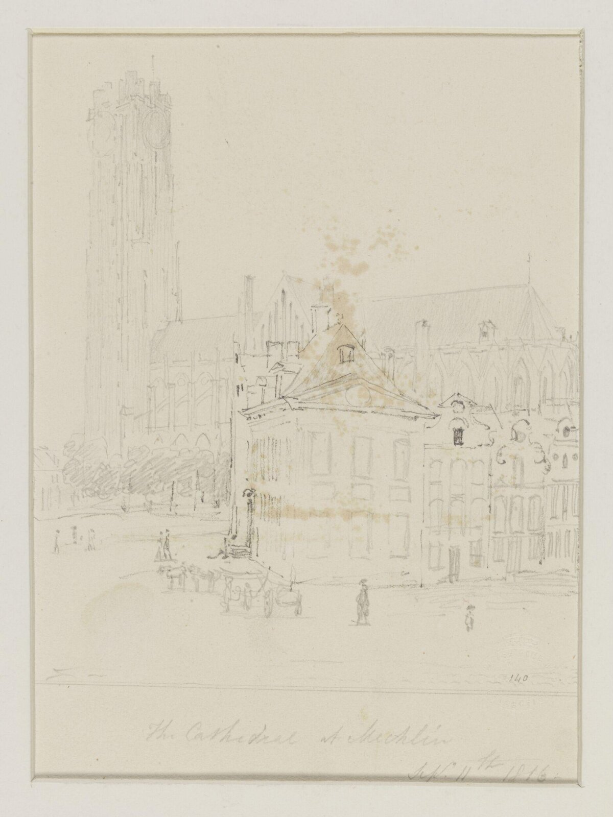 The Cathedral at Mechlin, John Jackson, 1816