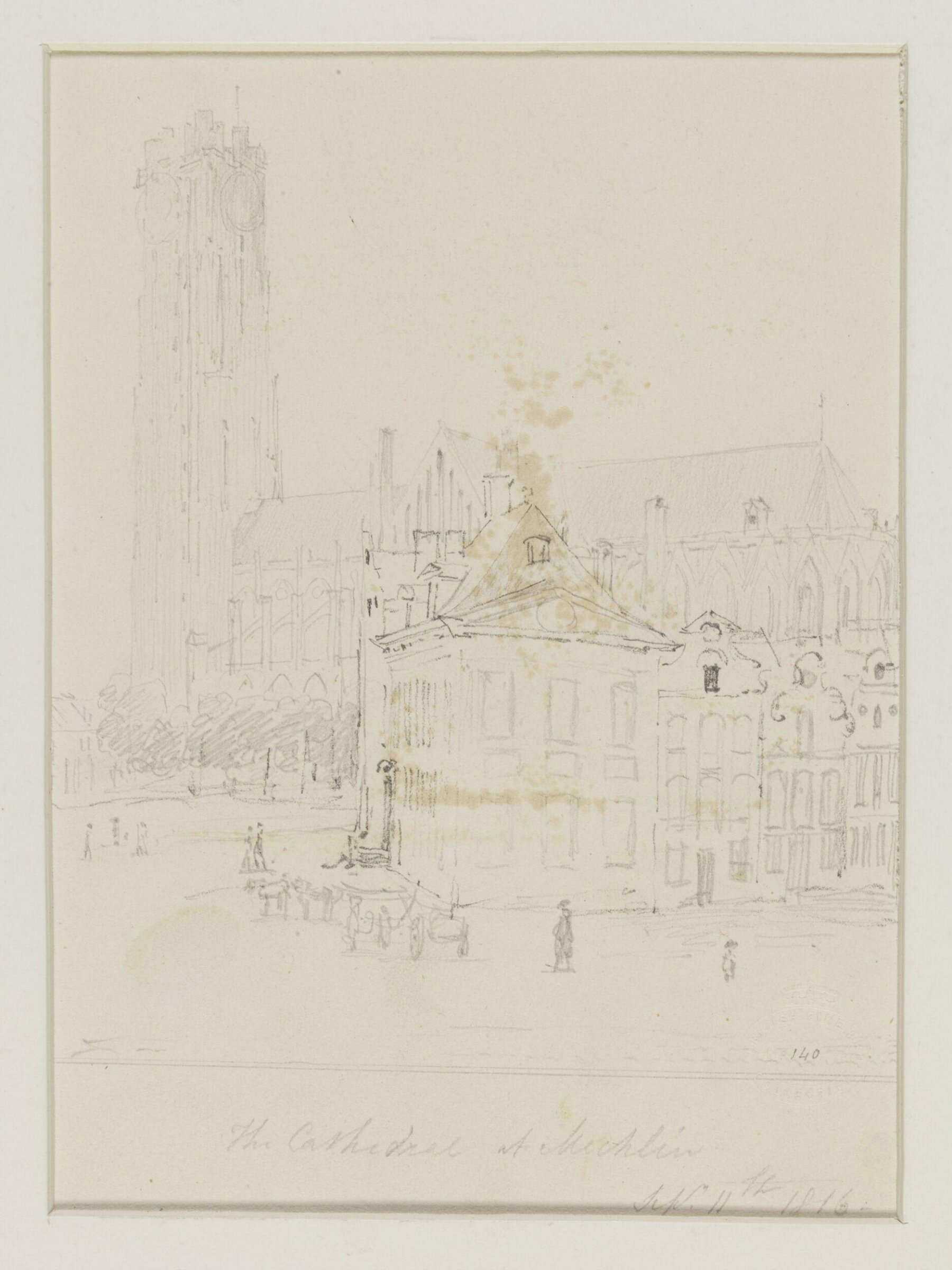 The Cathedral at Mechlin, John Jackson, 1816