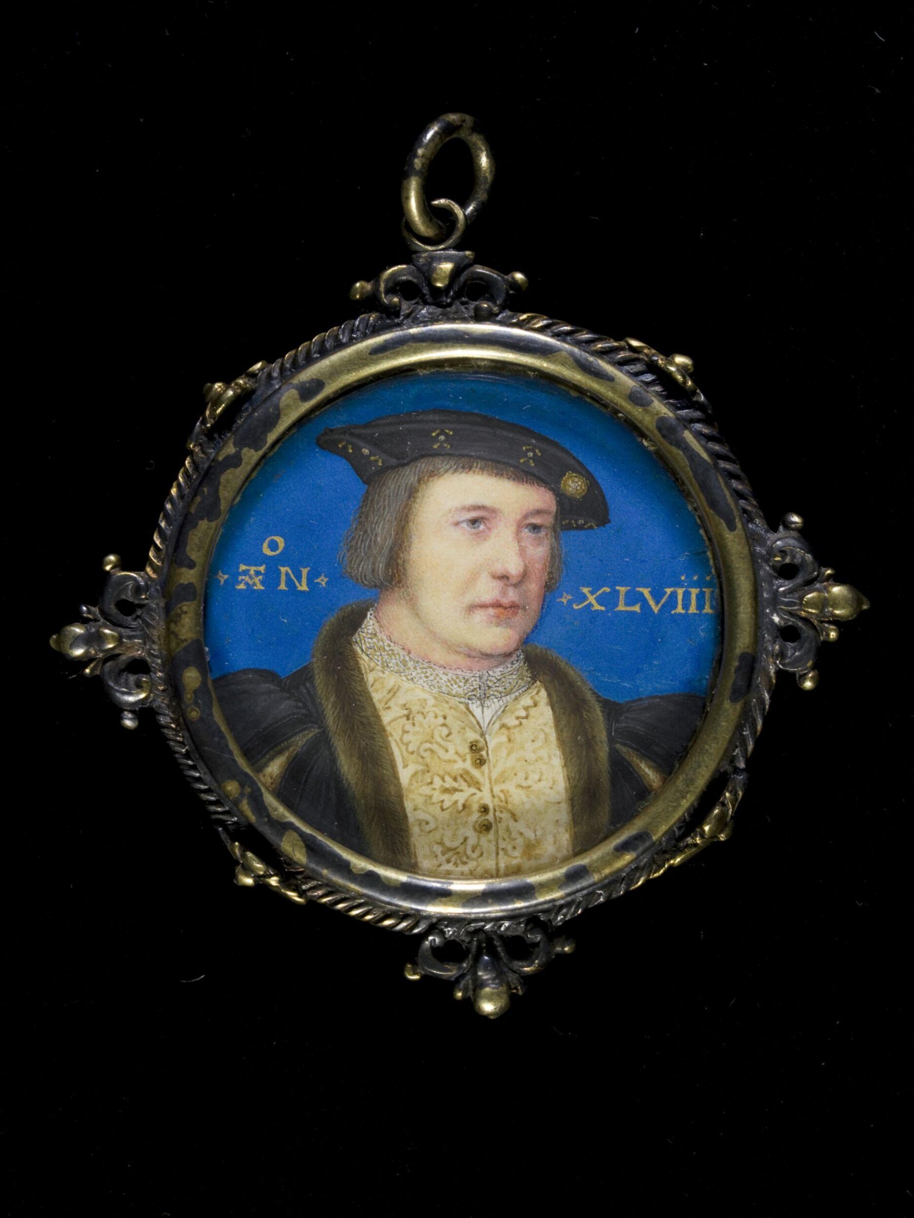 Portrait miniature of a gentleman, possibly Charles Brandon, Duke of Suffolk, Lucas Horenbout, ca. 1532