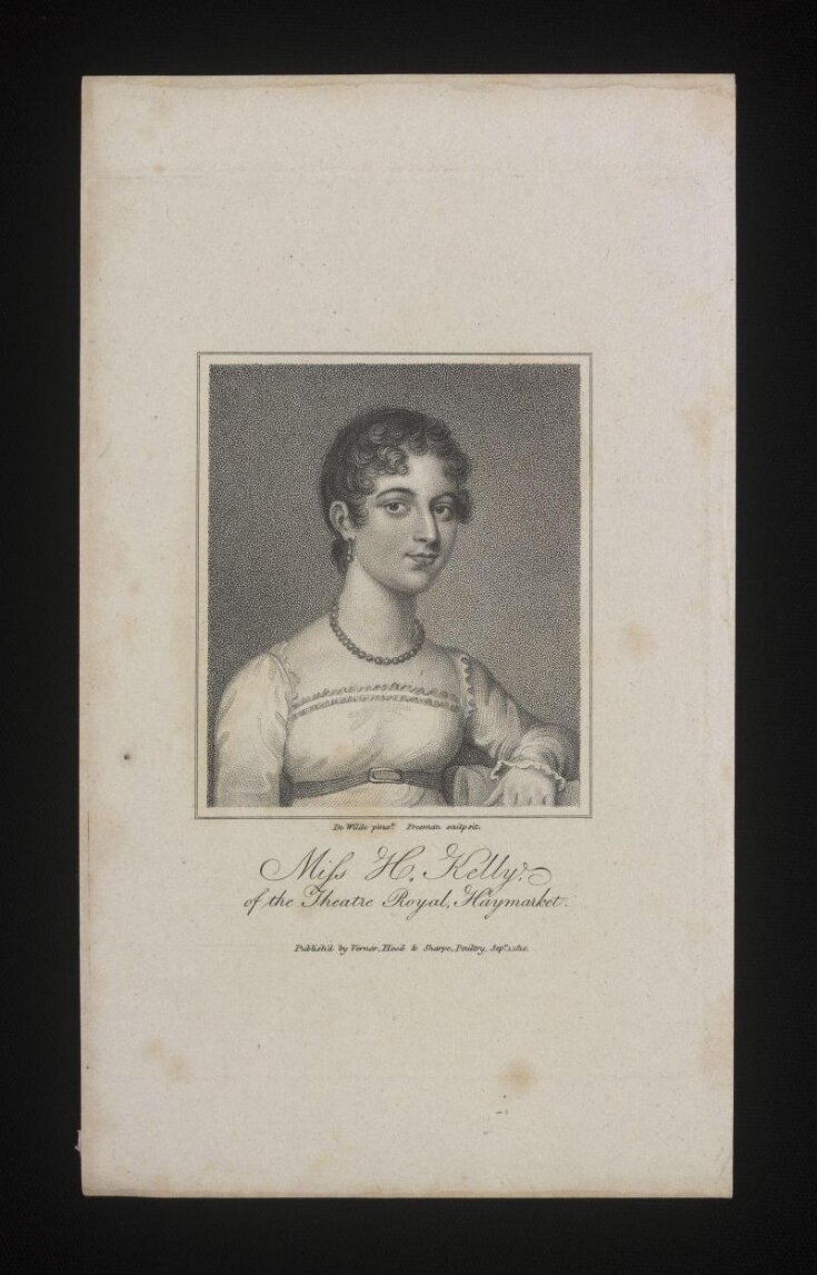 Miss H Kelly/of the Theatre Royal Haymarket image