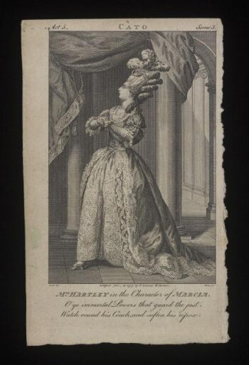 Mrs Hartley in the character of Marcia